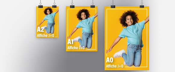 Impression Affiche A2, A1, A0 en J+0