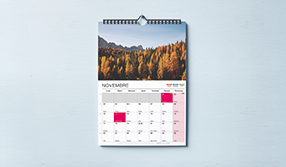 Calendrier mural personnalisé