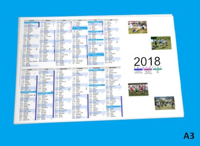 Calendrier personnalisé rigide grand format ALEXANDRE