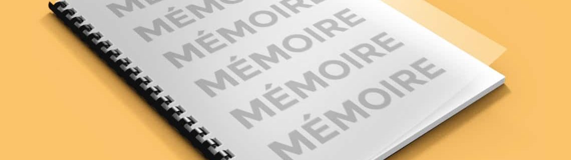 Définition d'un mémoire