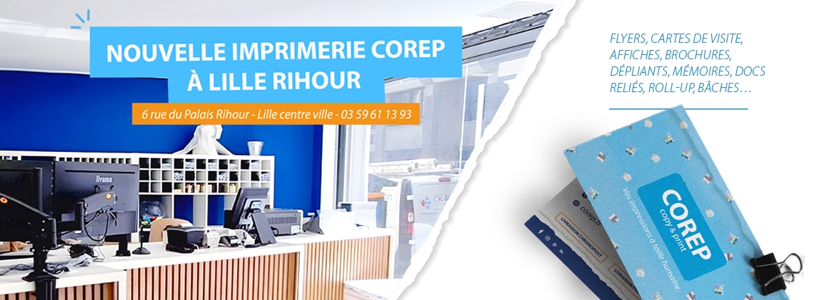 Ouverture nouvelle imprimerie Corep annonce